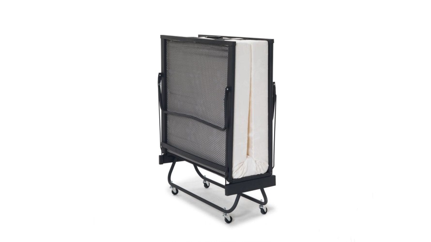 Vouwbed spiraal 1 persoon - Logeerbed met matras spiraalbodem